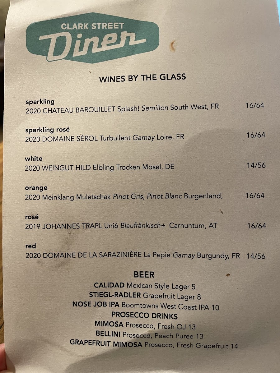 Clark Street Diner Menu - Image 6